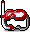 Red Swimming Goggles icon
