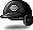 Black Baseball Helmet icon