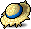 Blue Straw Hat icon