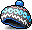 Blue Knitted Beanie icon