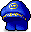 Fine Blue Hanbok Hat icon