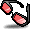 Red Hard-Rimmed Glasses icon