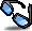 Blue Hard-Rimmed Glasses icon