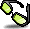 Green Hard-Rimmed Glasses icon