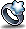 Silver-Blue Chat Ring icon