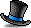 Blue Top Hat icon