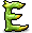 Letter E icon